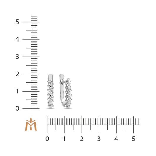 Серьги с бриллиантами