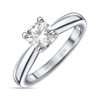 Кольцо с бриллиантом - фото 1