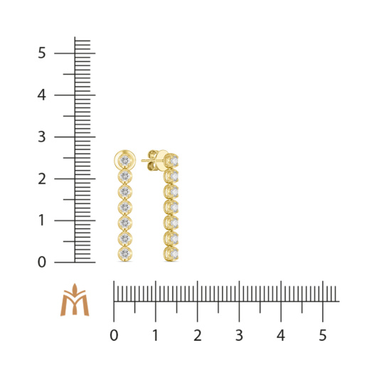 Серьги с бриллиантами