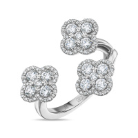 Кольцо с бриллиантами - фото 1