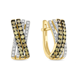 Серьги с бриллиантами