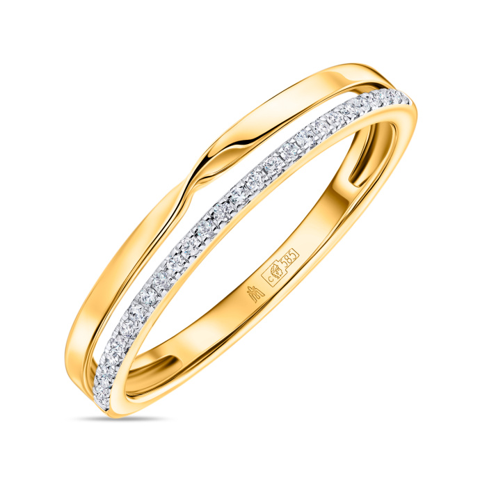 Кольцо с бриллиантами - фото 1 Кольцо с бриллиантами - фото 1