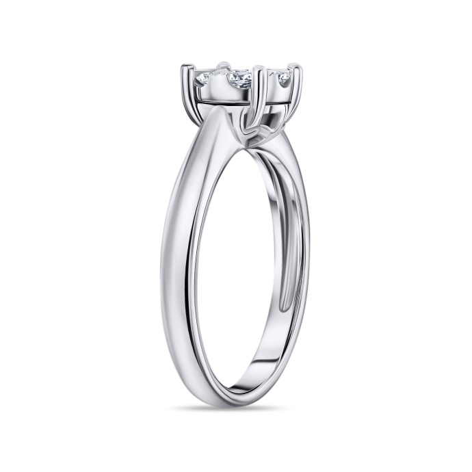 Кольцо с бриллиантами - фото 1