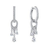 Серьги с бриллиантами - фото 1