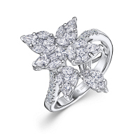 Кольцо с бриллиантами - фото 1 Кольцо с бриллиантами - фото 1