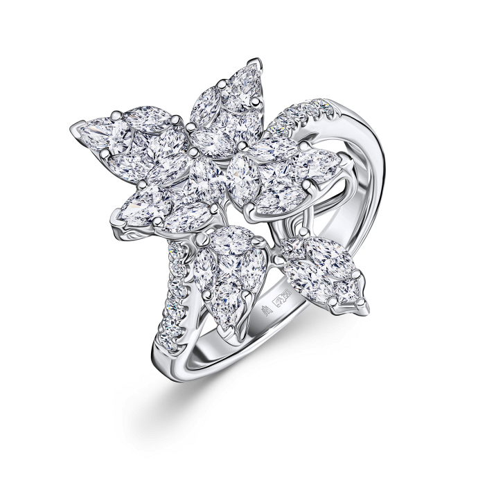 Кольцо с бриллиантами - фото 1 Кольцо с бриллиантами - фото 1