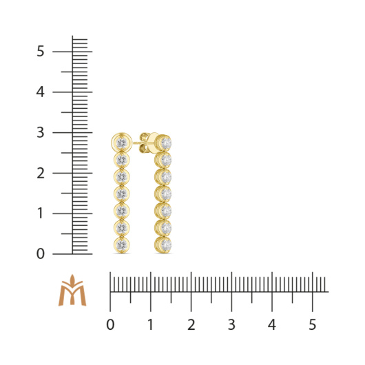 Серьги с бриллиантами