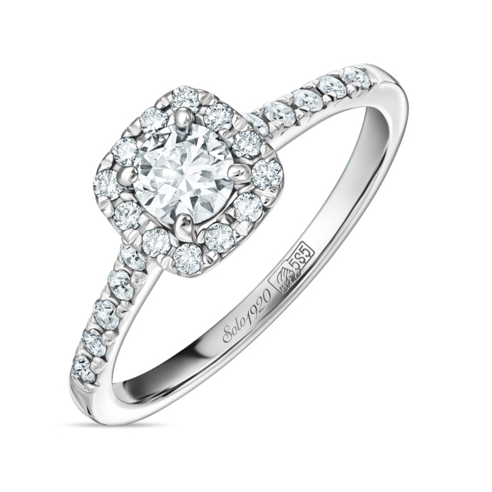 Кольцо с бриллиантами - фото 1 Кольцо с бриллиантами - фото 1