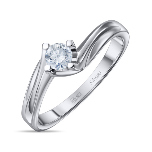 Кольцо с бриллиантом