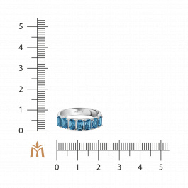 Кольцо с лондон топазом