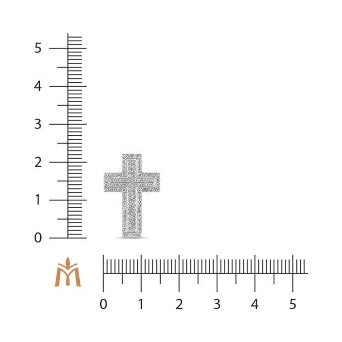 Крест с фианитом - фото 5