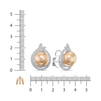 Серьги с бриллиантами и жемчугом - фото 2 Серьги с бриллиантами и жемчугом - фото 2