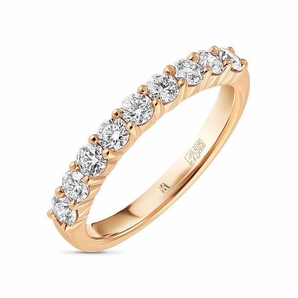Кольцо с бриллиантами, золото 585 по цене от 172 569 руб - купить кольцо R2022-H-0.72 с доставкой в интернет-магазине МЮЗ