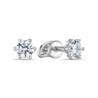 Серьги с фианитами - фото 1 Серьги с фианитами - фото 1