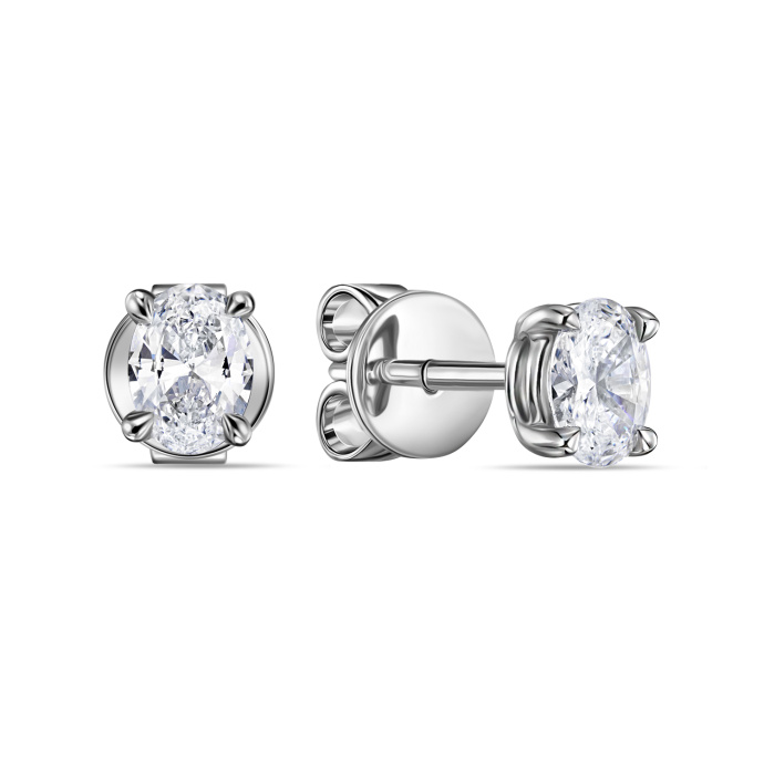 Серьги с бриллиантами - фото 2