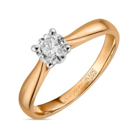 Кольцо с бриллиантом - фото 1 Кольцо с бриллиантом - фото 1