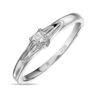 Кольцо с бриллиантом - фото 1 Кольцо с бриллиантом - фото 1