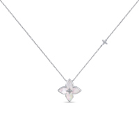 Колье с бриллиантами и перламутром - фото 1