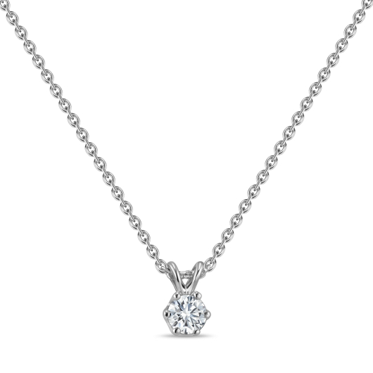 Колье с бриллиантом