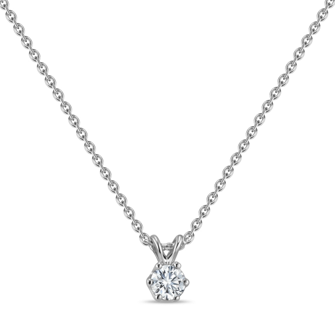 Колье с бриллиантом - фото 1 Колье с бриллиантом - фото 1