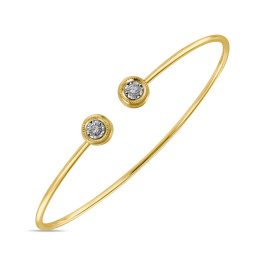 Браслет жесткий с бриллиантами