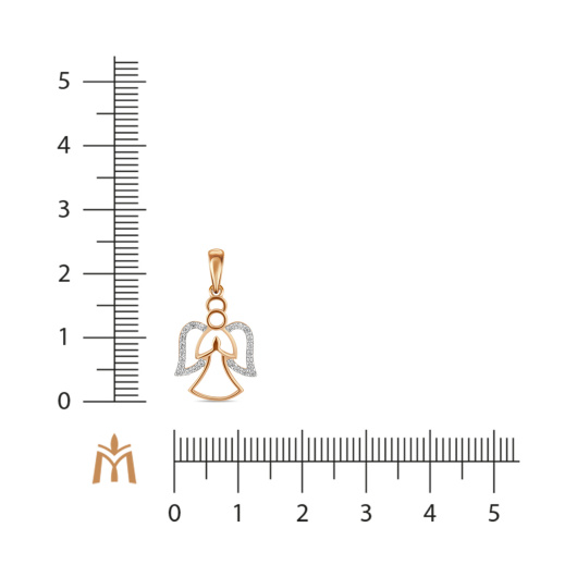 Подвеска с фианитами