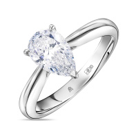 Кольцо с бриллиантом - фото 1