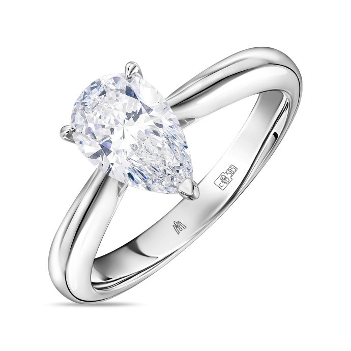 Кольцо с бриллиантом - фото 1