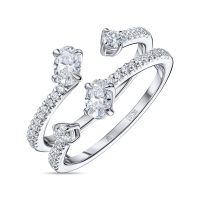 Кольцо с бриллиантами - фото 1