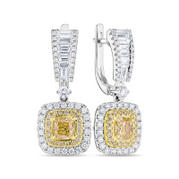 Серьги с бриллиантами - фото 1