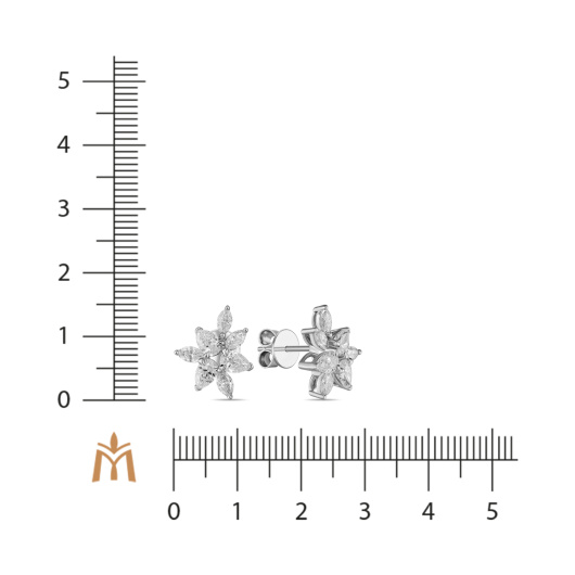 Серьги с бриллиантами