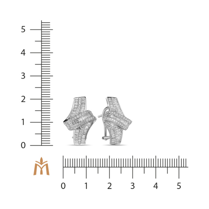 Серьги с бриллиантами - фото 2 Серьги с бриллиантами - фото 2