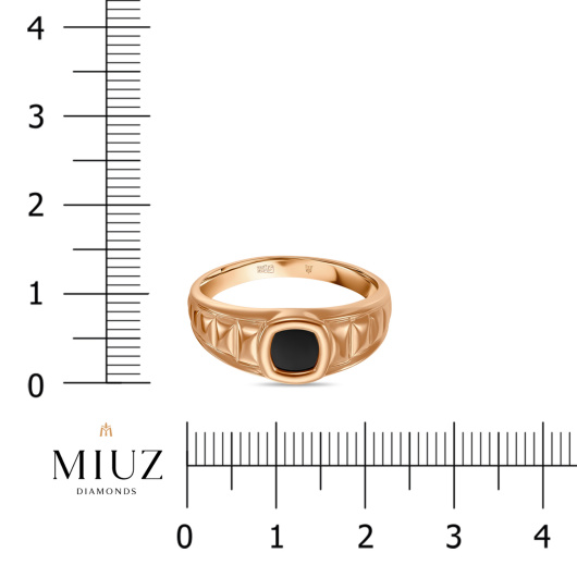 Мужское Кольцо с ониксом