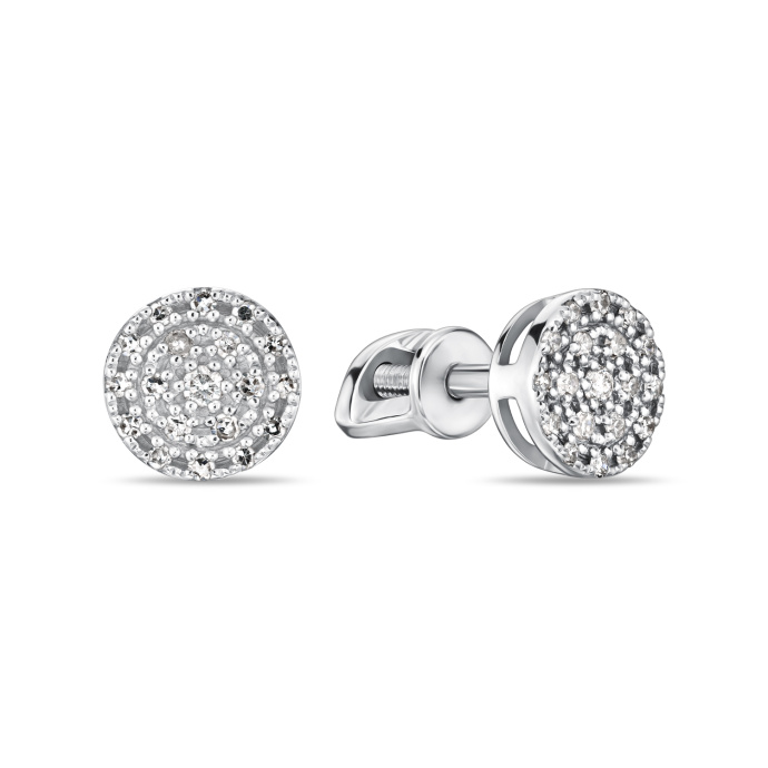 Серьги с бриллиантами - фото 1 Серьги с бриллиантами - фото 1