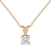 Колье с бриллиантом - фото 1