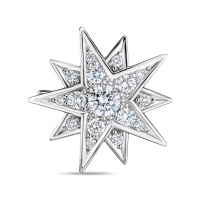 Брошь с бриллиантом - фото 1