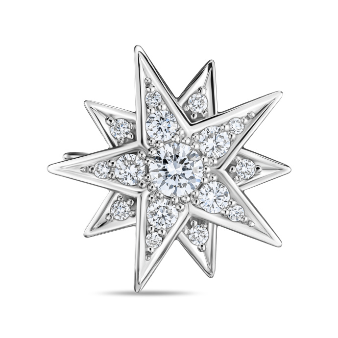 Брошь с бриллиантом - фото 1