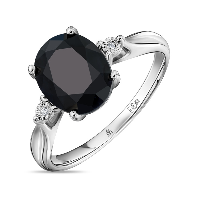 Кольцо с бриллиантами и цветными сапфирами - фото 1 Кольцо с бриллиантами и цветными сапфирами - фото 1