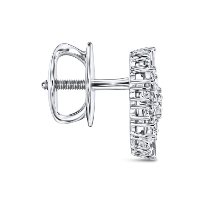 Серьги с бриллиантами - фото 2