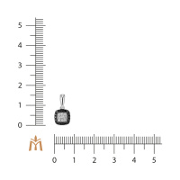 Подвеска с бриллиантами и облагороженными бриллиантами - фото 2