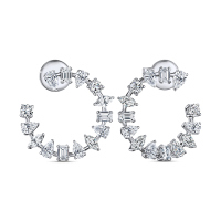 Серьги с бриллиантами - фото 1 Серьги с бриллиантами - фото 1