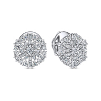 Серьги с бриллиантами - фото 1