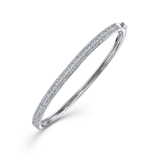 Браслет жесткий с бриллиантами