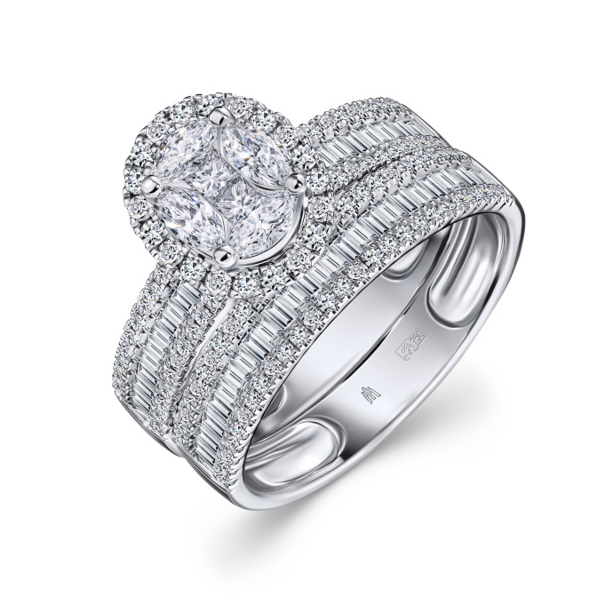 Кольцо с бриллиантами - фото 1 Кольцо с бриллиантами - фото 1