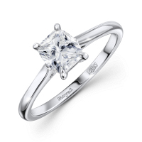 Кольцо с бриллиантом - фото 1