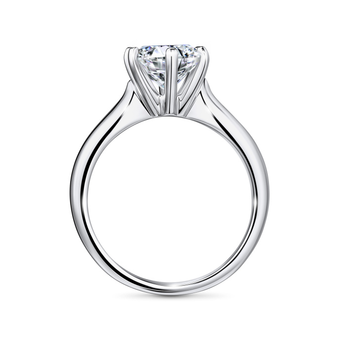 Кольцо с бриллиантом - фото 2 Кольцо с бриллиантом - фото 2