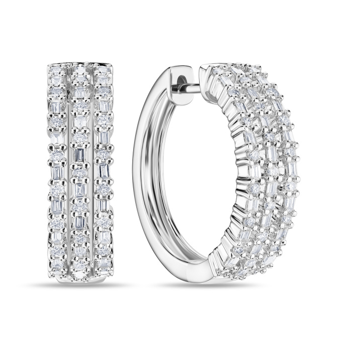 Серьги с бриллиантами - фото 1 Серьги с бриллиантами - фото 1