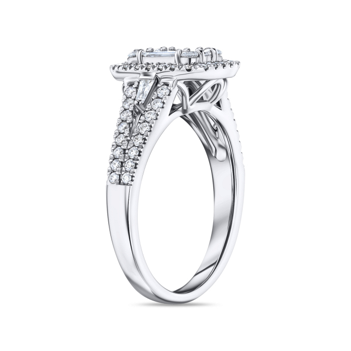 Кольцо с бриллиантами - фото 1