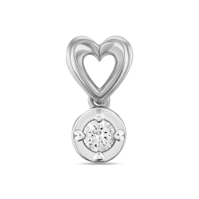 Подвеска с бриллиантом - фото 1