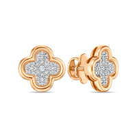 Серьги с бриллиантами - фото 1